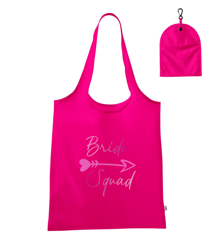 Bride squad - Bevásárló táska neon rózsaszín
