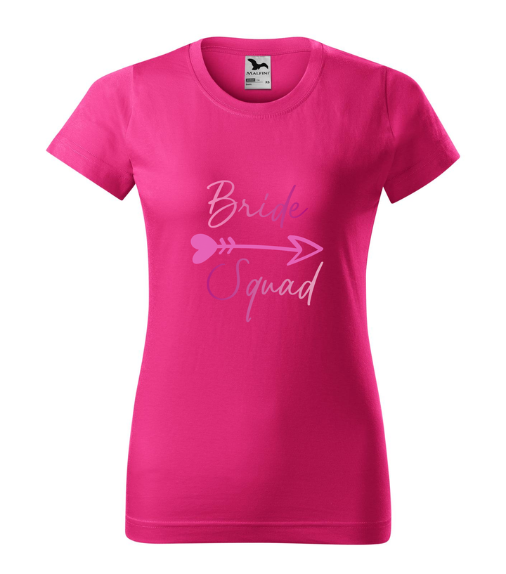 Bride squad - Női póló bíborszín