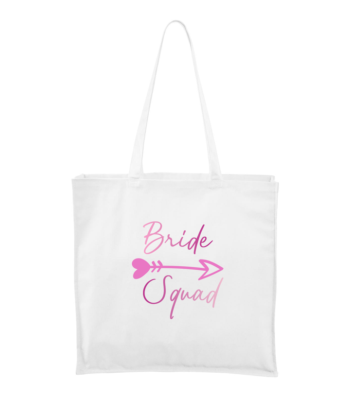 Bride squad - Vászontáska (43 x 43 cm) fehér