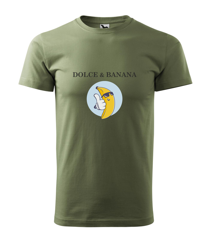 Dolce & Banana - Férfi póló khaki