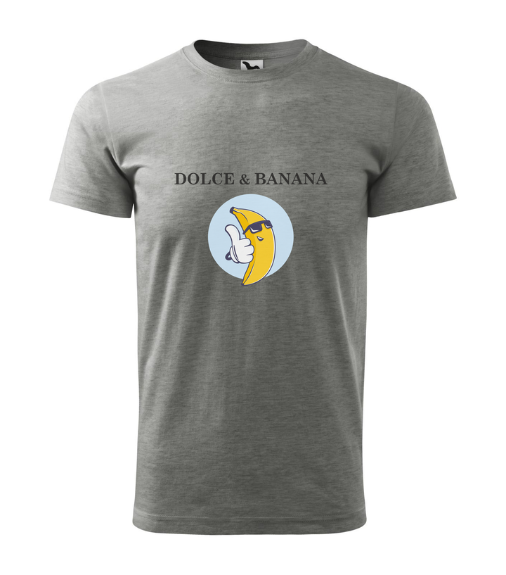 Dolce & Banana - Férfi póló sötétszürke
