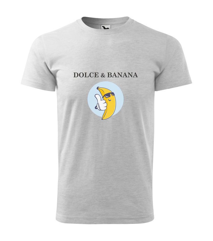 Dolce & Banana - Férfi póló világosszürke