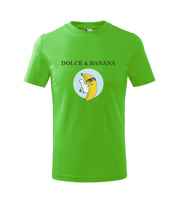 Dolce & Banana - Gyerek póló almazöld