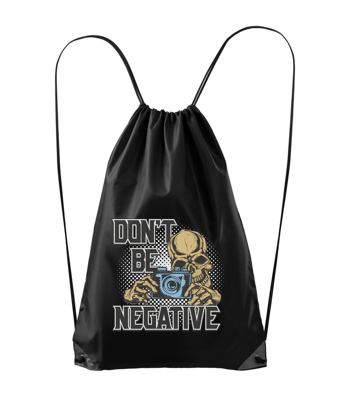 Don't be negative (color) - Hátizsák fekete