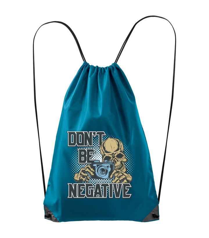 Don't be negative (color) - Hátizsák petrol kék