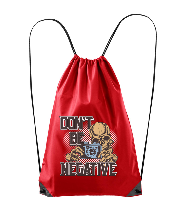 Don't be negative (color) - Hátizsák piros
