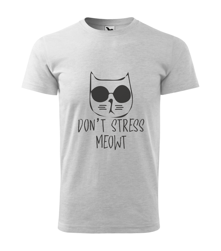 Don't stress - Férfi póló világosszürke