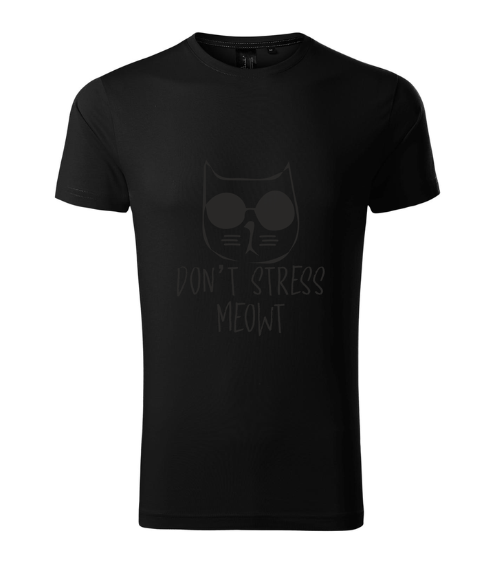 Don't stress - Prémium férfi póló fekete