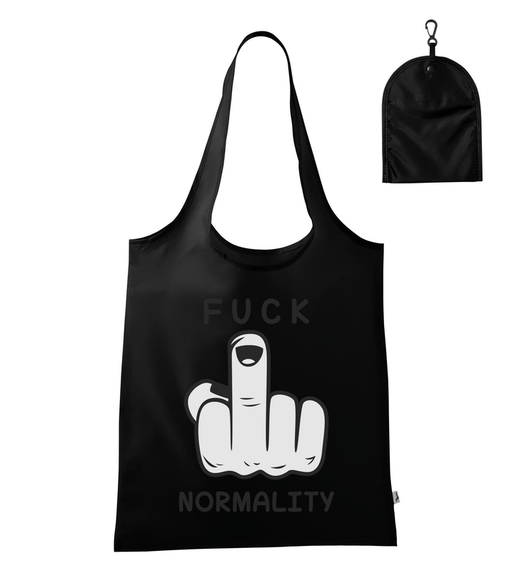 Fuck normality - Bevásárló táska fekete