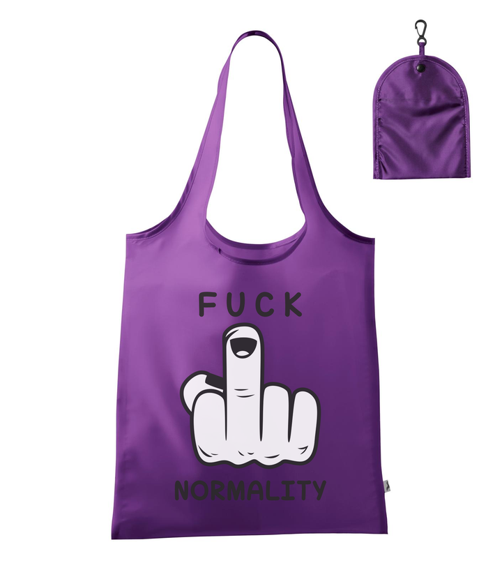 Fuck normality - Bevásárló táska lila