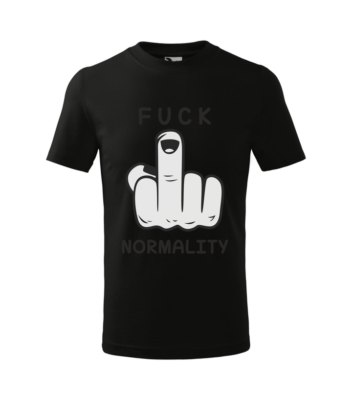 Fuck normality - Gyerek póló fekete