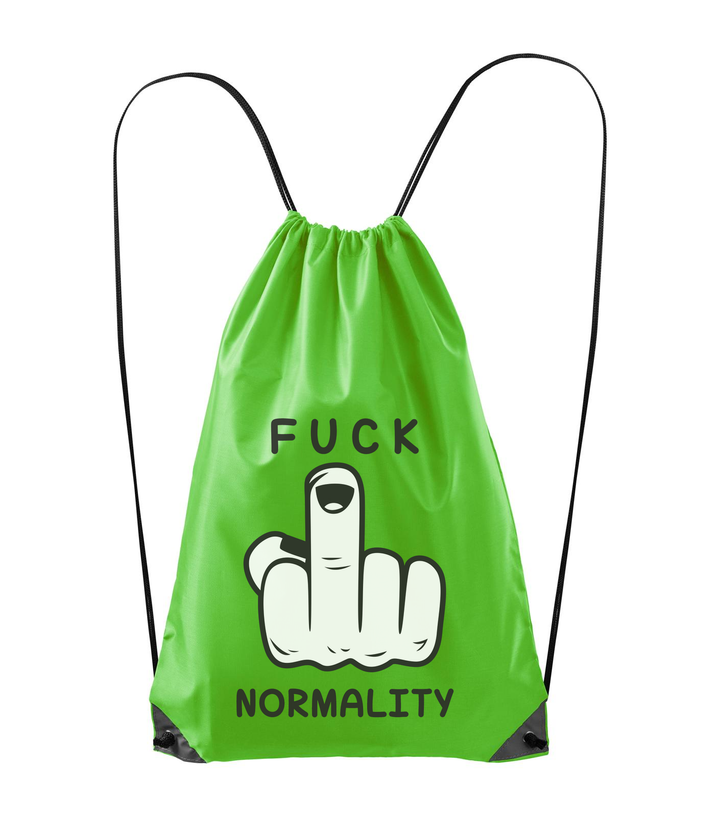 Fuck normality - Hátizsák almazöld