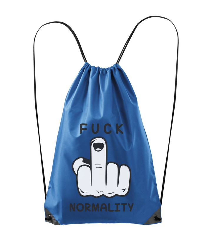 Fuck normality - Hátizsák azúrkék