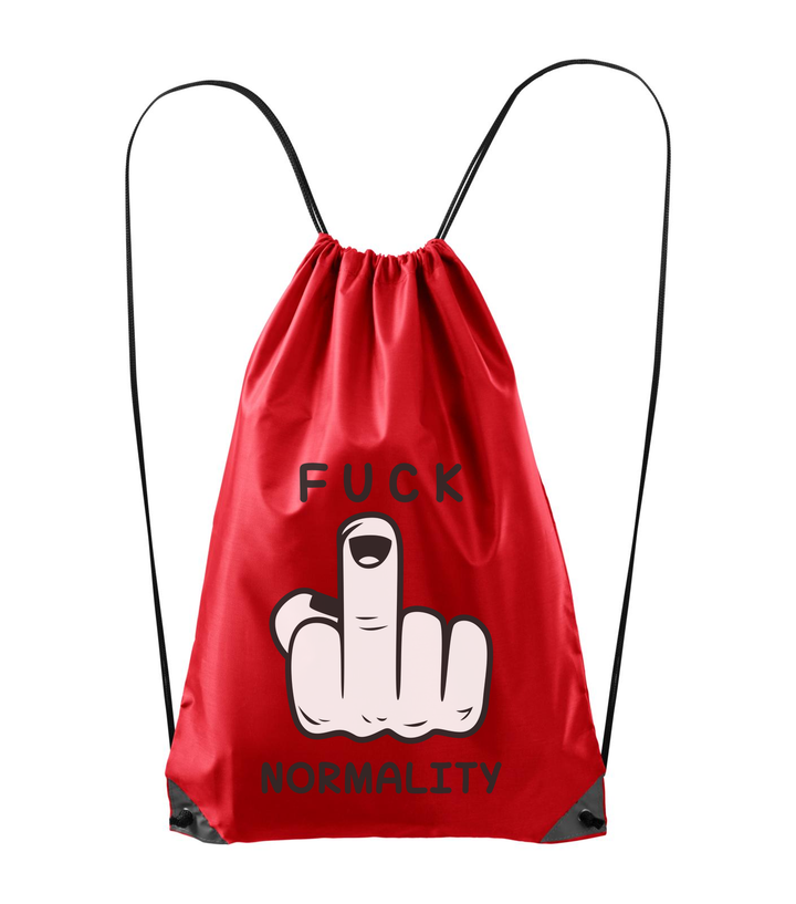 Fuck normality - Hátizsák piros
