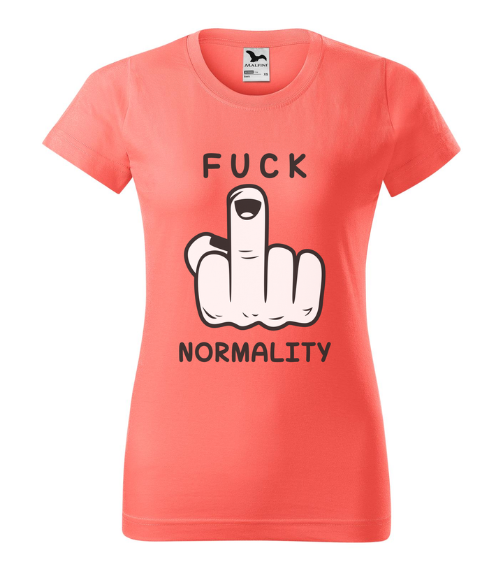 Fuck normality - Női póló coral