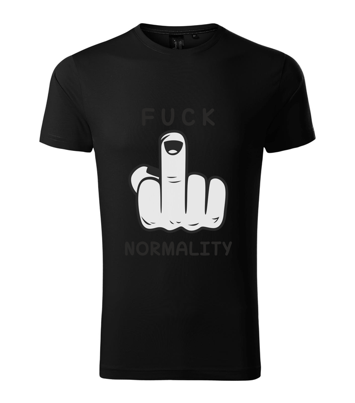 Fuck normality - Prémium férfi póló fekete