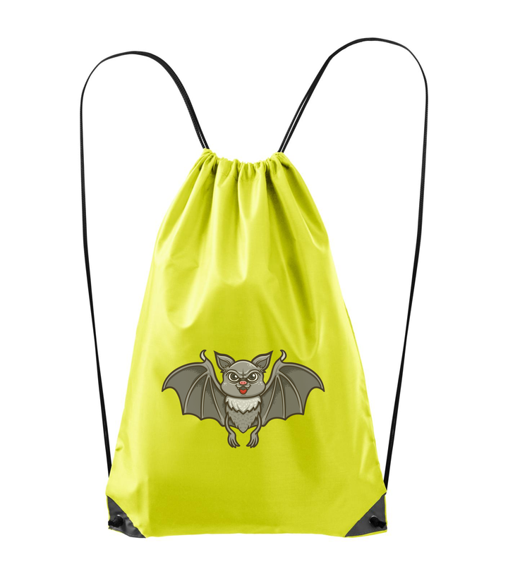 Halloween denevér - Hátizsák neon sárga
