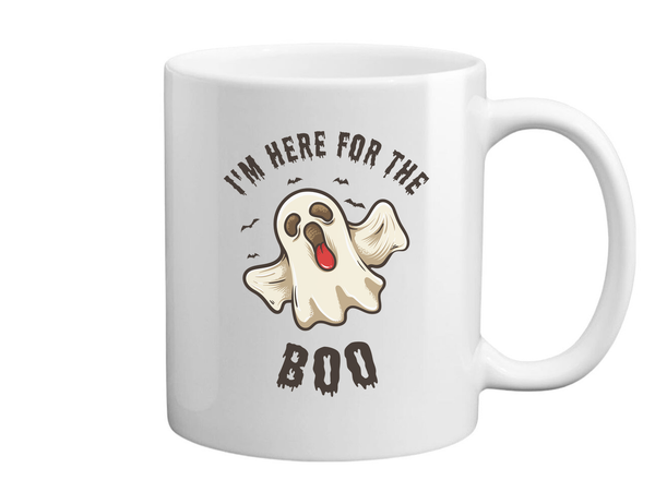 I'm here for the boo - Bögre fehér