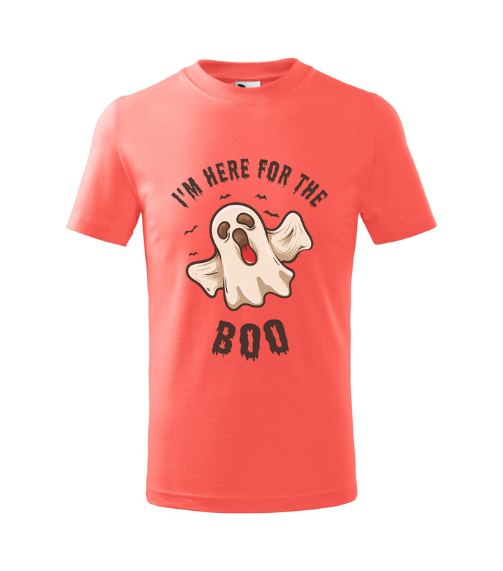 I'm here for the boo - Gyerek póló coral
