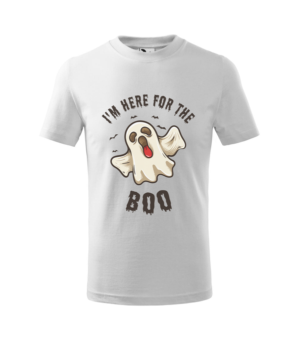 I'm here for the boo - Gyerek póló fehér