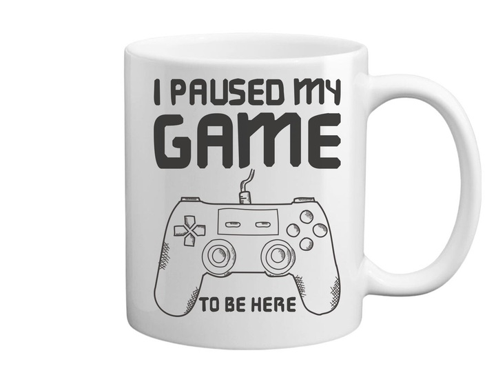 I paused my game to be here - Bögre fehér