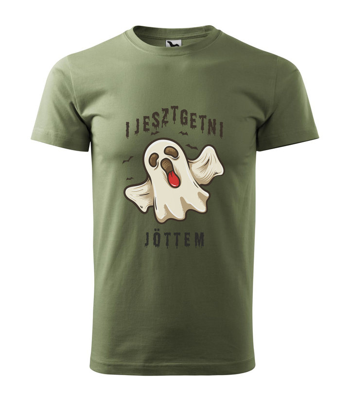 Ijesztgetni jöttem - Férfi póló khaki