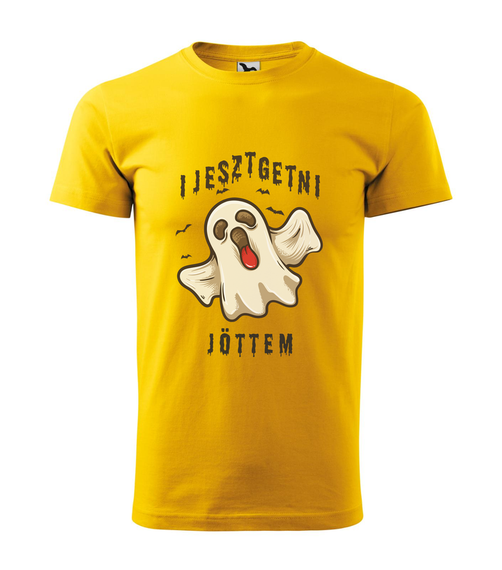 Ijesztgetni jöttem - Férfi póló sárga