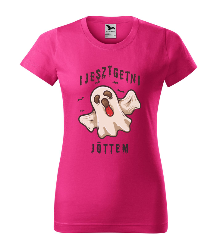 Ijesztgetni jöttem - Női póló bíborszín