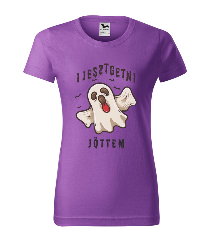 Ijesztgetni jöttem - Női póló lila