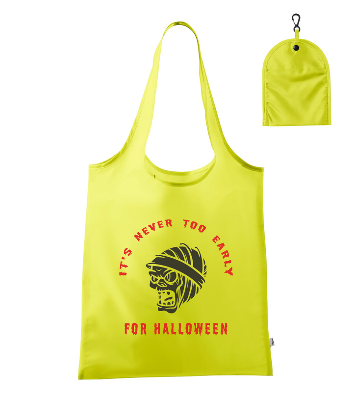 It's never to early for halloween - Bevásárló táska neon sárga