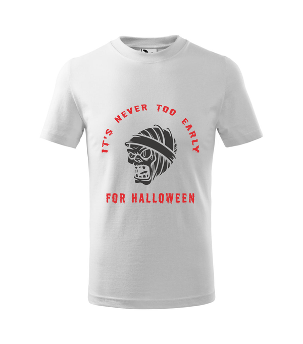 It's never to early for halloween - Gyerek póló fehér