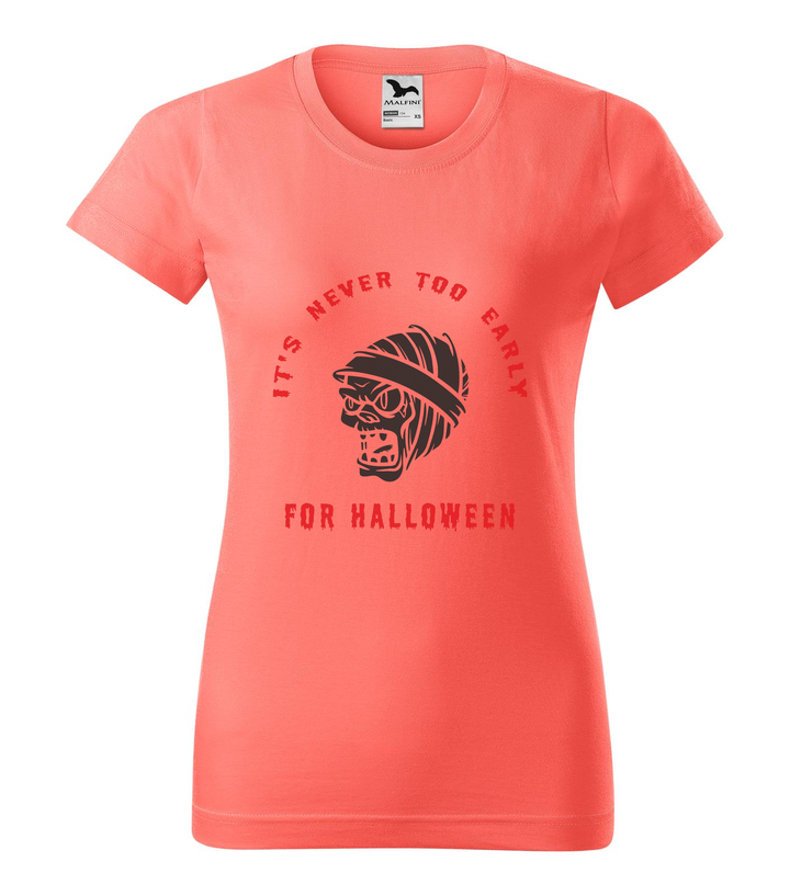 It's never to early for halloween - Női póló coral