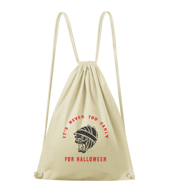 It's never to early for halloween - Pamut hátizsák natúr