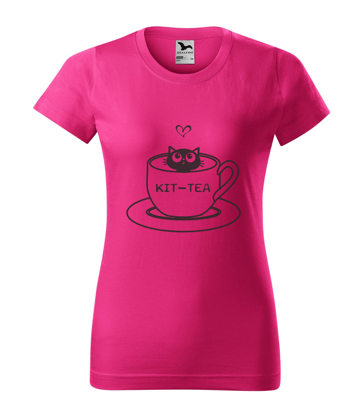 Kit-Tea - Női póló bíborszín