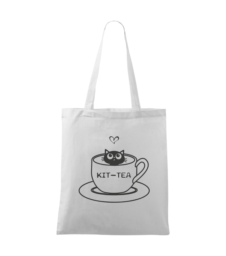Kit-Tea - Vászontáska (42 x 38 cm) fehér