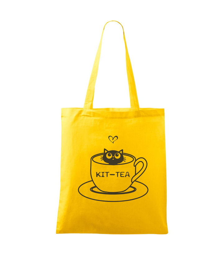 Kit-Tea - Vászontáska (42 x 38 cm) sárga