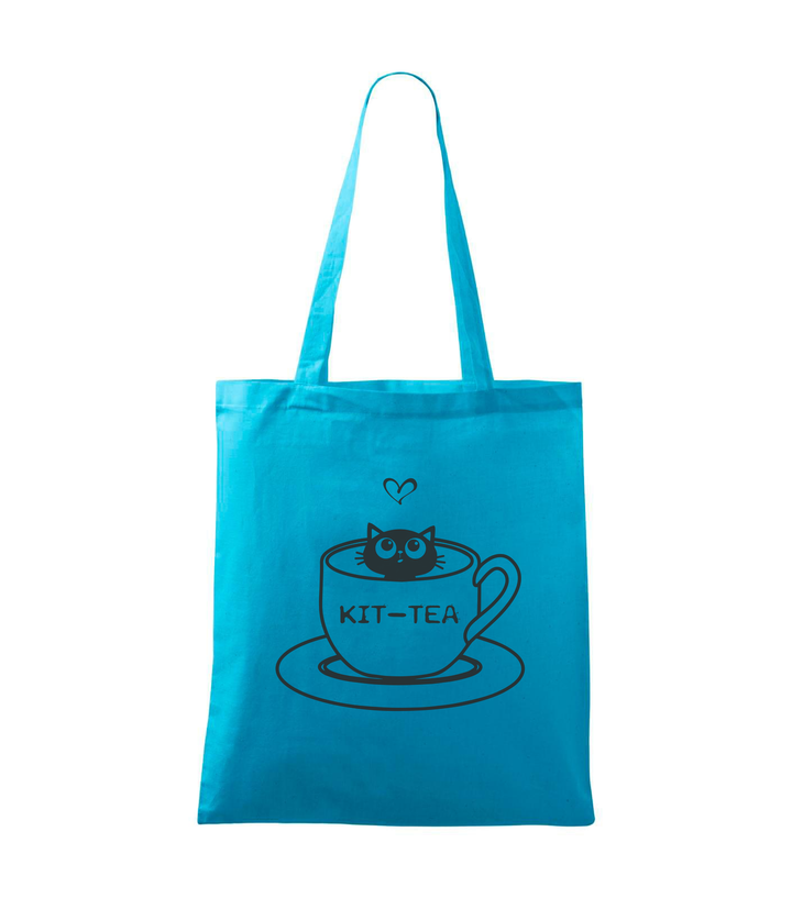 Kit-Tea - Vászontáska (42 x 38 cm) türkiz