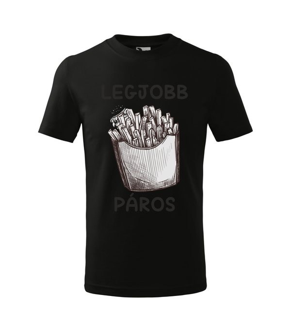 Legjobb páros - Gyerek póló fekete