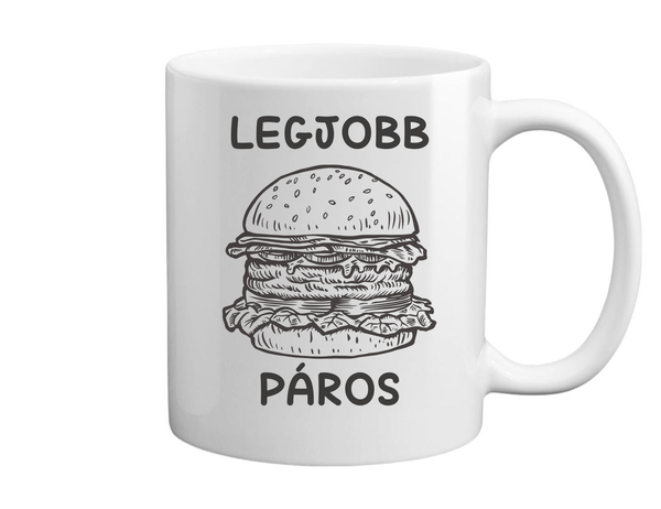 Legjobb páros - Hamburger - Bögre fehér