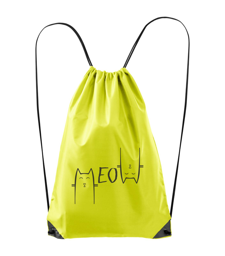 Meow - Hátizsák neon sárga