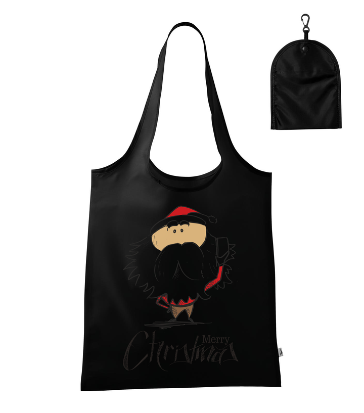 Merry Christmas Santa Claus 3 - Bevásárló táska fekete