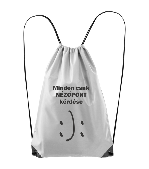 Minden csak nézőpont kérdése - Hátizsák fehér