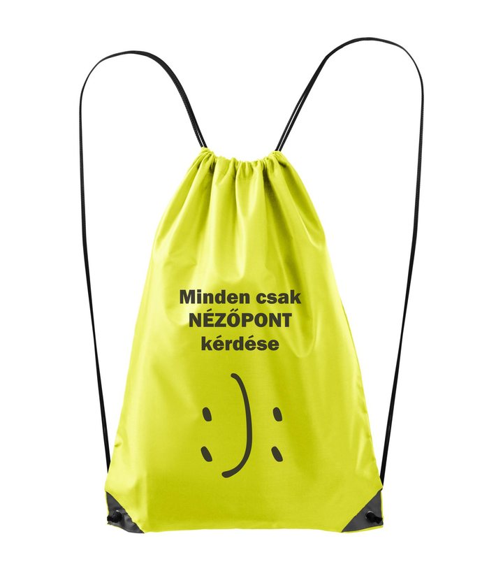Minden csak nézőpont kérdése - Hátizsák neon sárga