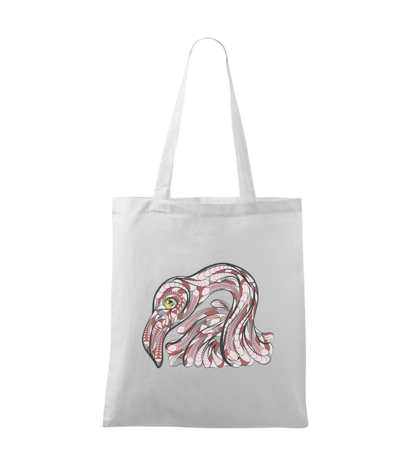 Mitikus flamingó - Vászontáska (42 x 38 cm) fehér