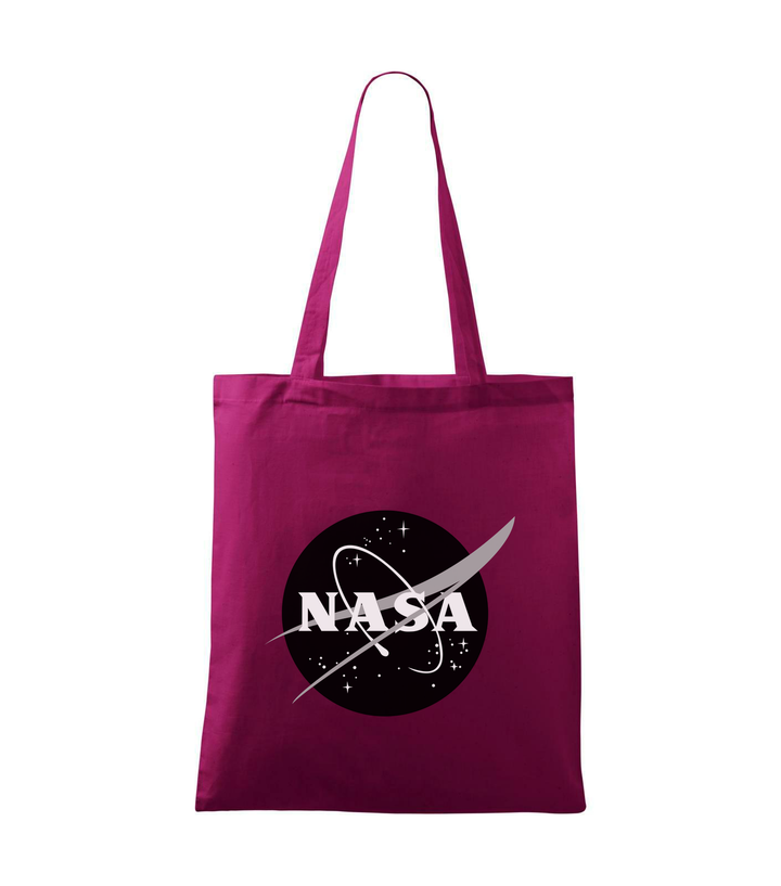 NASA logo 1 - Bevásárló táska fukszia