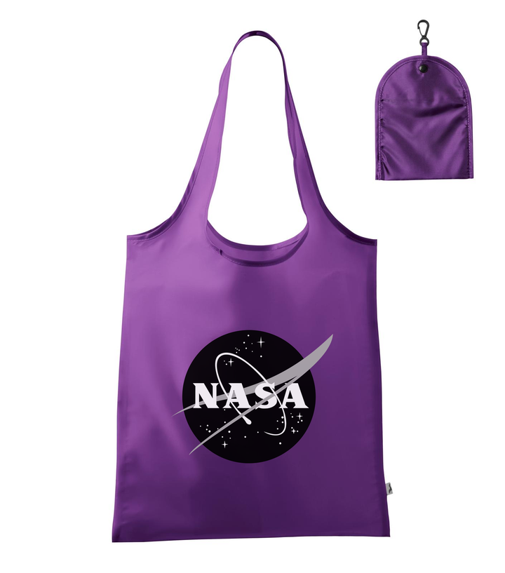 NASA logo 1 - Bevásárló táska lila
