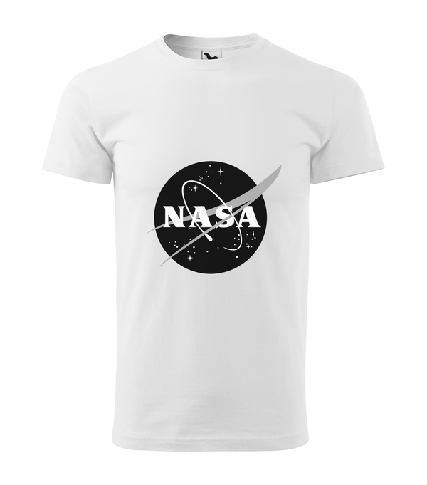 NASA logo 1 - Férfi póló fehér