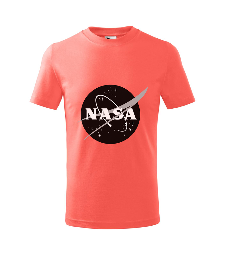 NASA logo 1 - Gyerek póló coral
