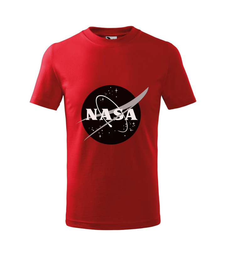NASA logo 1 - Gyerek póló piros