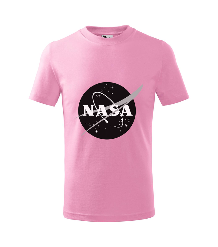 NASA logo 1 - Gyerek póló rózsaszín